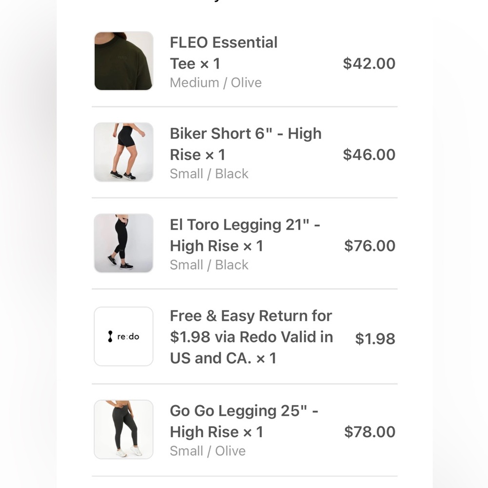 All Fleo apparel. Brand new with tags. Prefer to sell them as one bundle!